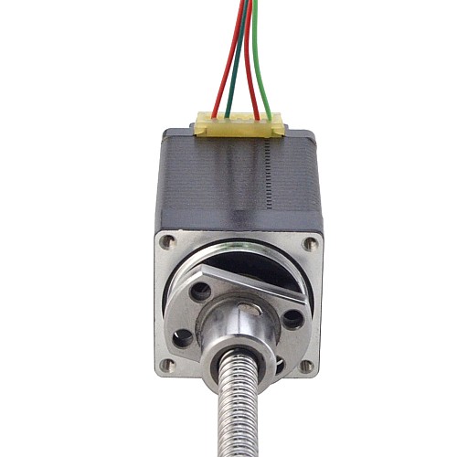 NEMA 11 外付けボールねじ リニアステッピングモータ 1.0A 46mm スタックスクリューリード 2mm(0.07874) リード長 150mm