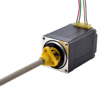 NEMA 11 外部 Acme リニア ステッピング モーター 1.0A 46mm スタック スクリュー リード 1.27mm(0.05") リード長 150mm