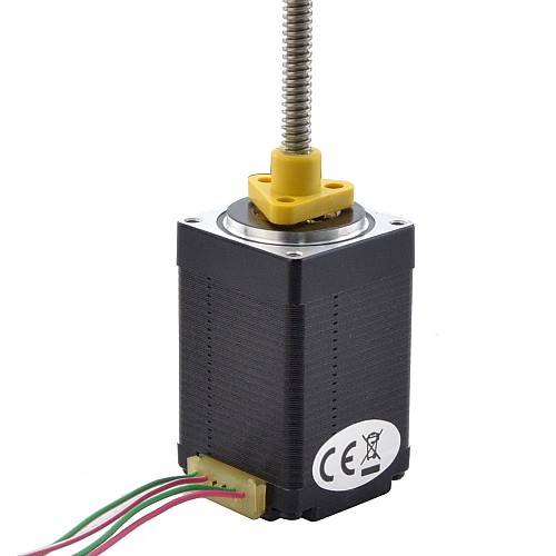 NEMA 11 外部 Acme リニア ステッピング モーター 1.0A 46mm スタック スクリュー リード 1.27mm(0.05) リード長 150mm NEMA 11 外部 Acme リニア ステッピング モーター 1.0A 46mm スタック スクリュー リード 1.27mm(0.05) リード長 150mm