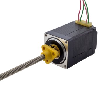NEMA 11 外部 Acme リニア ステッピング モーター 1.0A 46mm スタック スクリュー リード 2.54mm(0.1") リード長 150mm