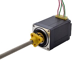 CN 発売中 - NEMA 11 外部 Acme リニア ステッピング モーター 1.0A 46mm スタック スクリュー リード 2.54mm(0.1") リード長 150mm