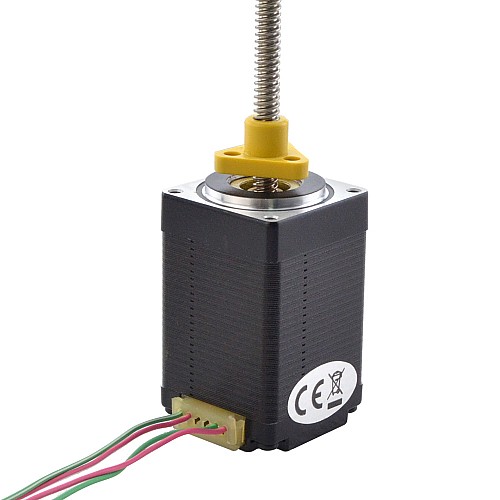 NEMA 11 外部 Acme リニア ステッピング モーター 1.0A 46mm スタック スクリュー リード 2.54mm(0.1) リード長 150mm