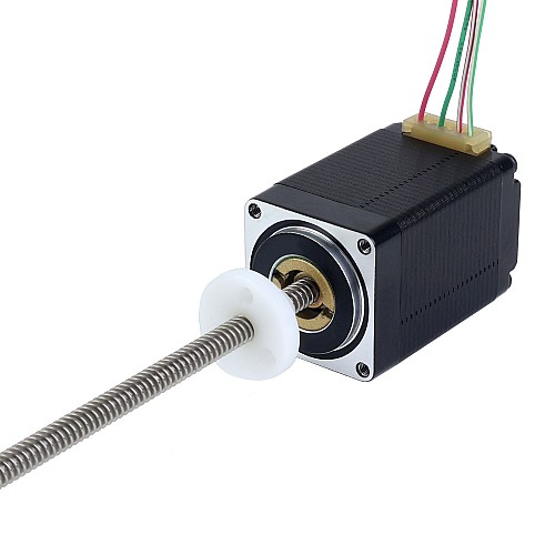 NEMA 11 外部 Acme リニア ステッピング モーター 1.0A 46mm スタック スクリュー リード 2.54mm(0.1 インチ) リード長 250mm - 11E18S1004GD5-250RS | StepperOnline NEMA 11 外部 Acme リニア ステッピング モーター 1.0A 46mm スタック スクリュー リード 2.54mm(0.1 インチ) リード長 250mm - 11E18S1004GD5-250RS | StepperOnline
