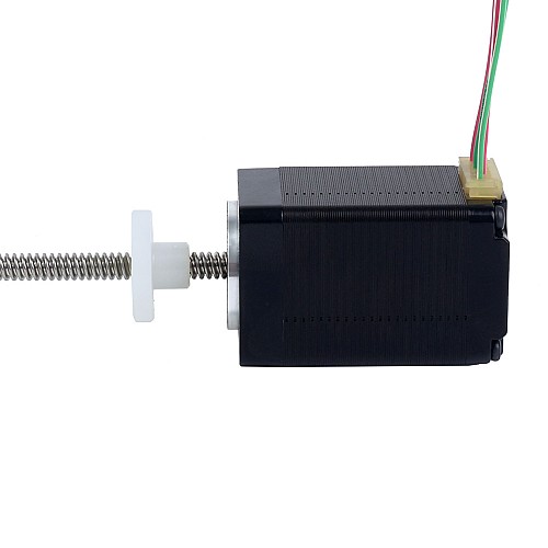 NEMA 11 外部 Acme リニア ステッピング モーター 1.0A 46mm スタック スクリュー リード 2.54mm(0.1 インチ) リード長 250mm - 11E18S1004GD5-250RS | StepperOnline NEMA 11 外部 Acme リニア ステッピング モーター 1.0A 46mm スタック スクリュー リード 2.54mm(0.1 インチ) リード長 250mm - 11E18S1004GD5-250RS | StepperOnline