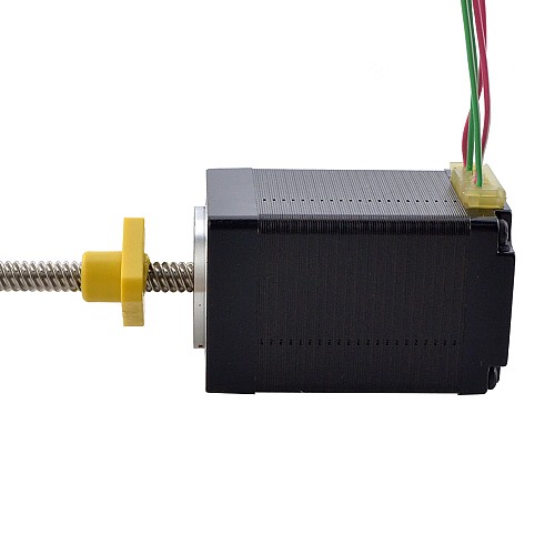 NEMA 11 外部 Acme リニア ステッピング モーター 1.0A 46mm スタック スクリュー リード 5.08mm(0.2) リード長 150mm NEMA 11 外部 Acme リニア ステッピング モーター 1.0A 46mm スタック スクリュー リード 5.08mm(0.2) リード長 150mm