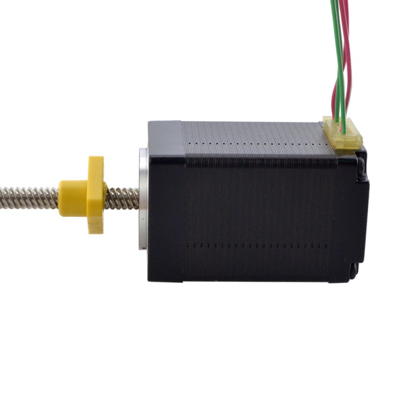 NEMA 11 外部 Acme リニア ステッピング モーター 1.0A 46mm スタック スクリュー リード 5.08mm(0.2) リード長 150mm