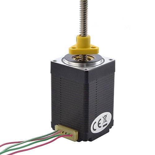 NEMA 11 外部 Acme リニア ステッピング モーター 1.0A 46mm スタック スクリュー リード 5.08mm(0.2) リード長 150mm NEMA 11 外部 Acme リニア ステッピング モーター 1.0A 46mm スタック スクリュー リード 5.08mm(0.2) リード長 150mm