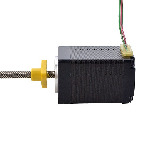 NEMA 11 外部 Acme リニア ステッピング モーター 1.0A 46mm スタック スクリュー リード 10.16mm(0.4) リード長 150mm NEMA 11 外部 Acme リニア ステッピング モーター 1.0A 46mm スタック スクリュー リード 10.16mm(0.4) リード長 150mm