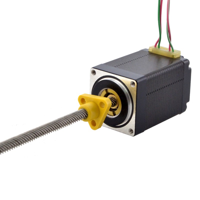 NEMA 11 外部 Acme リニア ステッピング モーター 1.0A 46mm スタック スクリュー リード 10.16mm(0.4) リード長 150mm