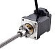 NEMA 14 外付けボールねじリニアステッピングモータ 1.5A 47mm スタックスクリューリード 2mm(0.07874) リード長 150mm NEMA 14 外付けボールねじリニアステッピングモータ 1.5A 47mm スタックスクリューリード 2mm(0.07874) リード長 150mm