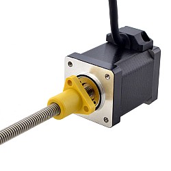 NEMA 14 外部 Acme リニア ステッピング モーター 1.5A 47mm スタック スクリュー リード 1.27mm(0.05") リード長 150mm