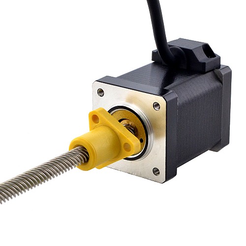 NEMA 14 外部 Acme リニア ステッピング モーター 1.5A 47mm スタック スクリュー リード 12.7mm(0.5) リード長 150mm NEMA 14 外部 Acme リニア ステッピング モーター 1.5A 47mm スタック スクリュー リード 12.7mm(0.5) リード長 150mm