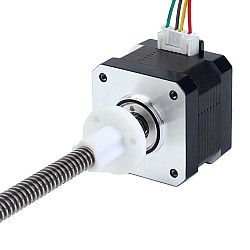 Nema 17 外部 34mm スタック 0.4A リード 4mm(0.15748") 長さ 150mm