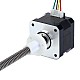 Nema 17 外部 34mm スタック 0.4A リード 4mm(0.15748) 長さ 150mm - 17E13S0404DB4-150RS | StepperOnline Nema 17 外部 34mm スタック 0.4A リード 4mm(0.15748) 長さ 150mm - 17E13S0404DB4-150RS | StepperOnline