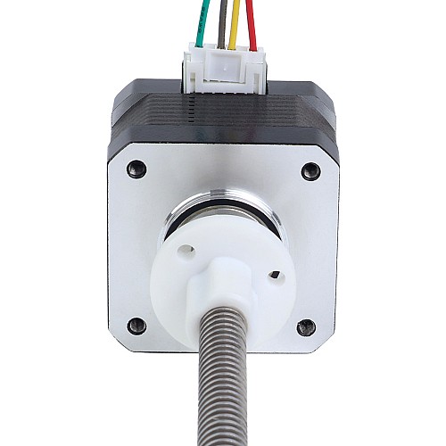 Nema 17 外部 34mm スタック 0.4A リード 4mm(0.15748) 長さ 150mm - 17E13S0404DB4-150RS | StepperOnline Nema 17 外部 34mm スタック 0.4A リード 4mm(0.15748) 長さ 150mm - 17E13S0404DB4-150RS | StepperOnline