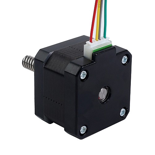 Nema 17 外部 34mm スタック 0.4A リード 8mm(0.31496") 長さ 32mm - 17E13S0404MB4-032RB | StepperOnline Nema 17 外部 34mm スタック 0.4A リード 8mm(0.31496") 長さ 32mm - 17E13S0404MB4-032RB | StepperOnline