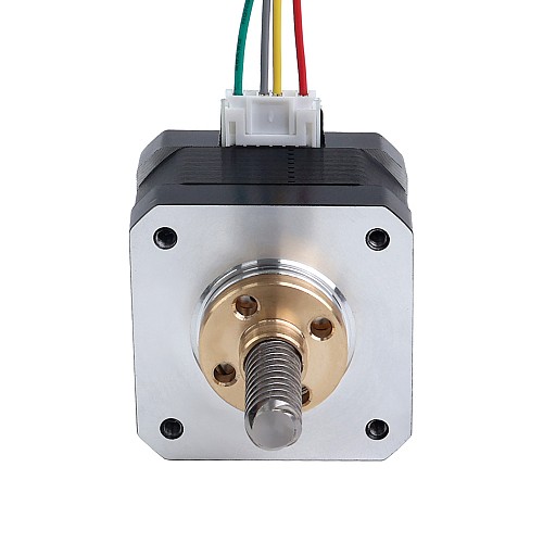 Nema 17 外部 34mm スタック 0.4A リード 8mm(0.31496") 長さ 32mm - 17E13S0404MB4-032RB | StepperOnline Nema 17 外部 34mm スタック 0.4A リード 8mm(0.31496") 長さ 32mm - 17E13S0404MB4-032RB | StepperOnline