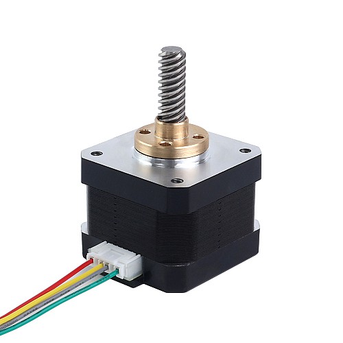 Nema 17 外部 34mm スタック 0.4A リード 8mm(0.31496") 長さ 32mm - 17E13S0404MB4-032RB | StepperOnline Nema 17 外部 34mm スタック 0.4A リード 8mm(0.31496") 長さ 32mm - 17E13S0404MB4-032RB | StepperOnline