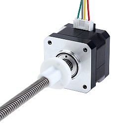 Nema 17 外部 34mm スタック 0.4A リード 8mm(0.31496") 長さ 150mm