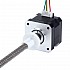 Nema 17 外部 34mm スタック 0.4A リード 8mm(0.31496") 長さ 150mm