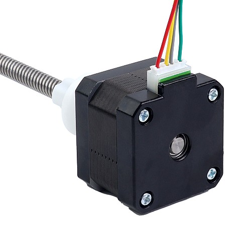 Nema 17 外部 34mm スタック 0.4A リード 8mm(0.31496") 長さ 150mm - 17E13S0404MB4-150RS | StepperOnline Nema 17 外部 34mm スタック 0.4A リード 8mm(0.31496") 長さ 150mm - 17E13S0404MB4-150RS | StepperOnline