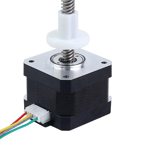 Nema 17 外部 34mm スタック 0.4A リード 8mm(0.31496") 長さ 150mm - 17E13S0404MB4-150RS | StepperOnline Nema 17 外部 34mm スタック 0.4A リード 8mm(0.31496") 長さ 150mm - 17E13S0404MB4-150RS | StepperOnline