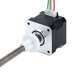 Nema 17 外部 34mm スタック 0.4A リード 8mm(0.31496") 長さ 200mm