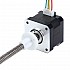 Nema 17 外部 34mm スタック 0.4A リード 8mm(0.31496") 長さ 200mm