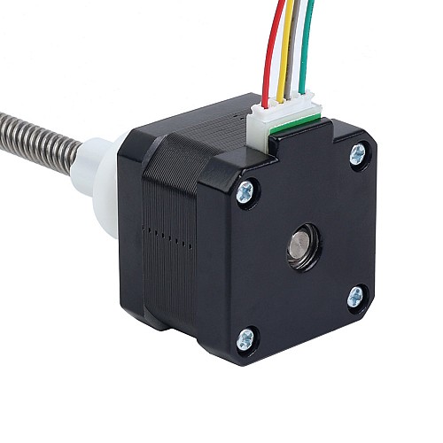 Nema 17 外部 34mm スタック 0.4A リード 8mm(0.31496") 長さ 200mm - 17E13S0404MB4-200RS | StepperOnline Nema 17 外部 34mm スタック 0.4A リード 8mm(0.31496") 長さ 200mm - 17E13S0404MB4-200RS | StepperOnline
