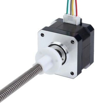 Nema 17 外部 34mm スタック 0.4A リード 8mm(0.31496") 長さ 300mm