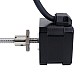 NEMA 17 外付けボールねじリニアステッピングモータ 1.5A 34mm スタックスクリューリード 2mm(0.07874) リード長 150mm NEMA 17 外付けボールねじリニアステッピングモータ 1.5A 34mm スタックスクリューリード 2mm(0.07874) リード長 150mm