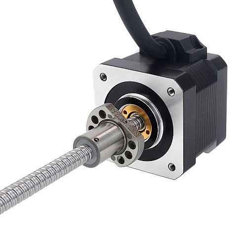 NEMA 17 外付けボールねじリニアステッピングモータ 1.5A 34mm スタックスクリューリード 2mm(0.07874) リード長 150mm NEMA 17 外付けボールねじリニアステッピングモータ 1.5A 34mm スタックスクリューリード 2mm(0.07874) リード長 150mm