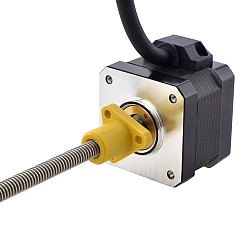 NEMA 17 外部 Acme リニアステッピングモーター 1.5A 34mm 身長 スクリューリード 1.27mm(0.05") リードの長さ 150mm
