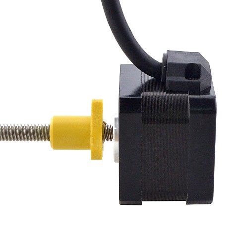 NEMA 17 外部 Acme リニアステッピングモーター 1.5A 34mm 身長 スクリューリード 2.54mm(0.1) リードの長さ 150mm