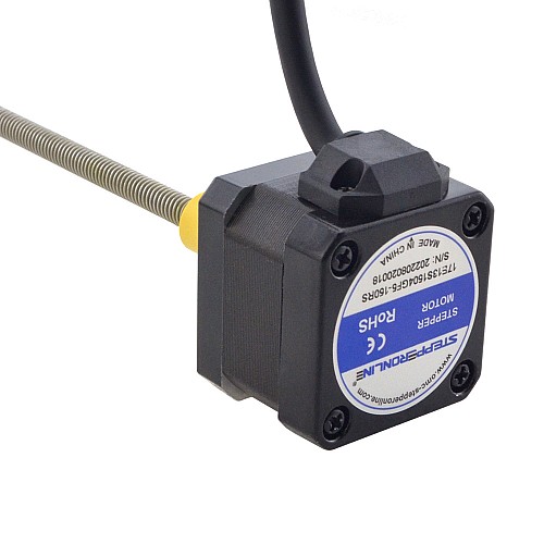 NEMA 17 外部 Acme リニアステッピングモーター 1.5A 34mm 身長 スクリューリード 2.54mm(0.1) リードの長さ 150mm