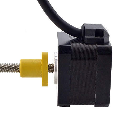 NEMA 17 外部 Acme リニアステッピングモーター 1.5A 34mm 身長 スクリューリード 6.35mm(0.25) リードの長さ 150mm