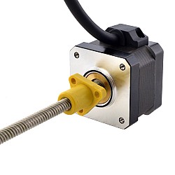 NEMA 17 外部 Acme リニアステッピングモーター 1.5A 34mm 身長 スクリューリード 6.35mm(0.25") リードの長さ 150mm