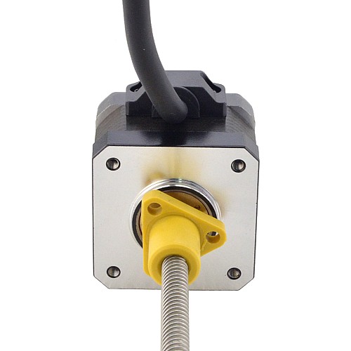 NEMA 17 外部 Acme リニアステッピングモーター 1.5A 34mm 身長 スクリューリード 6.35mm(0.25) リードの長さ 150mm