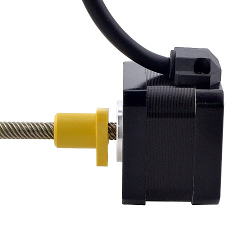 NEMA 17 外部 Acme リニアステッピングモーター 1.5A 34mm 身長 スクリューリード 12.7mm(0.5) リードの長さ 150mm