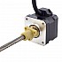 NEMA 17 外部 Acme リニアステッピングモーター 1.5A 34mm 身長 スクリューリード 25.4mm(1") リードの長さ 150mm