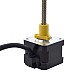 NEMA 17 外部 Acme リニアステッピングモーター 1.5A 34mm 身長 スクリューリード 25.4mm(1) リードの長さ 150mm