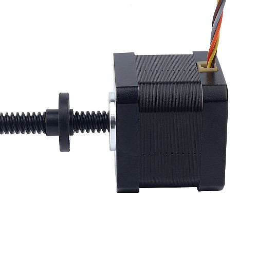Nema 17 高温外部台形リニアステッピングモーター 1.68A リード 4mm(0.15748インチ) ネジ長さ 350mm Nema 17 高温外部台形リニアステッピングモーター 1.68A リード 4mm(0.15748インチ) ネジ長さ 350mm