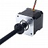 Nema 17 高温外部台形リニアステッピングモーター 1.68A リード 4mm(0.15748インチ) ネジ長さ 350mm