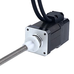 Nema 17 外部 エイシム リニアステッピングモーター 1.68A 48mm スタック スクリューリード 8mm(0.31496") 光学式インクリメンタルエンコーダ 1000PPR 付き