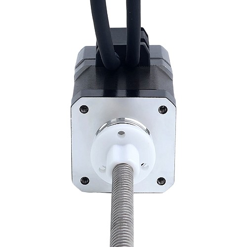 Nema 17 外部 エイシム リニアステッピングモーター 1.68A 48mm スタック スクリューリード 8mm(0.31496") 光学式インクリメンタルエンコーダ 1000PPR 付き - 17E19S1684MB4-300RS-OE1K | StepperOnline