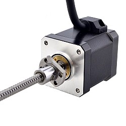 NEMA 17 外付けボールねじリニアステッピングモータ 2.5A 48mm スタックスクリューリード 2mm(0.07874") リード長 150mm