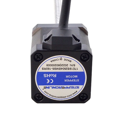 NEMA 17 外付けボールねじリニアステッピングモータ 2.5A 48mm スタックスクリューリード 8mm(0.3150) リード長 150mm
