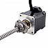 NEMA 17 外付けボールねじリニアステッピングモータ 2.5A 48mm スタックスクリューリード 8mm(0.3150") リード長 150mm