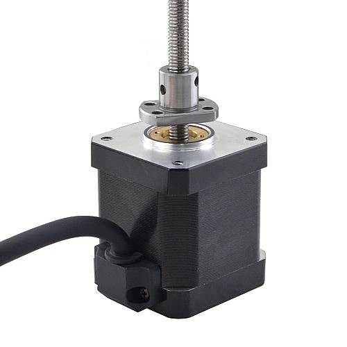 NEMA 17 外付けボールねじリニアステッピングモータ 2.5A 48mm スタックスクリューリード 1mm(0.03937) リード長 150mm NEMA 17 外付けボールねじリニアステッピングモータ 2.5A 48mm スタックスクリューリード 1mm(0.03937) リード長 150mm