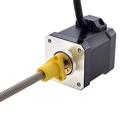 NEMA 17 外部 Acme リニア ステッピング モーター 2.5A 48mm スタック スクリュー リード 2.54mm(0.1") リード長 150mm